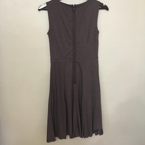 Loft Sleveless Midi Flare Dress, Purple, Sz 2 - Picture 3 of 4